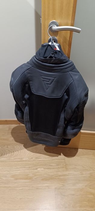 Casaco Mota Couro Rebelhorn 3 camadas proteções inte