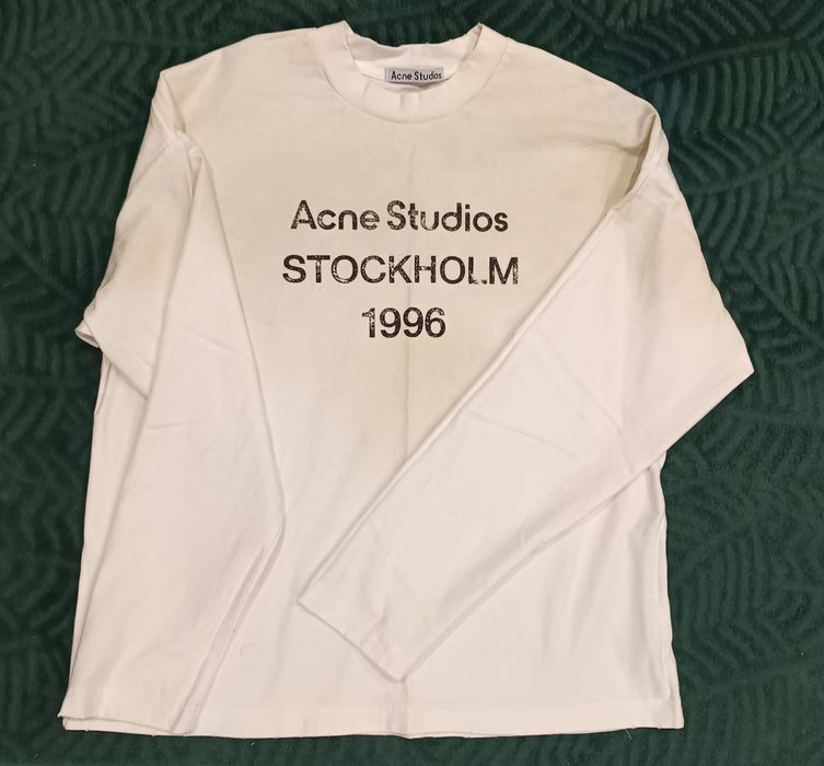 Acne Studios Stockholm 1996 Longsleeve, koszulka męska r. S (luźny krój) jak nowa