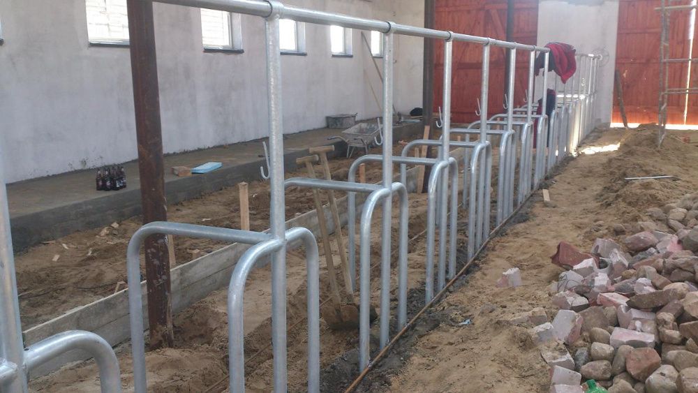 wygrodzenia dla krów bydła stanowiska drabiny przegrody ocynk