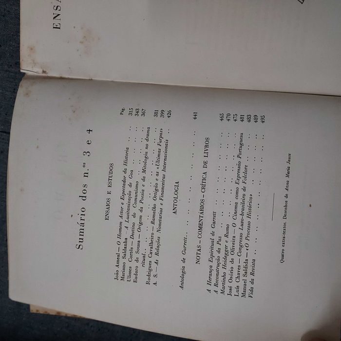 Rumo-Revista De Cultura Portuguesa-6 Números-1946 Completa