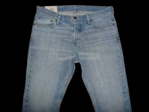 Spodnie dżinsy HOLLISTER W34/L32=45,5/106cm jeansy