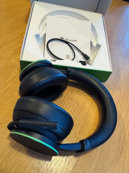 Headset Microsoft Xbox Wireless - Sem uso, impecável - Caixa, cabo, completo