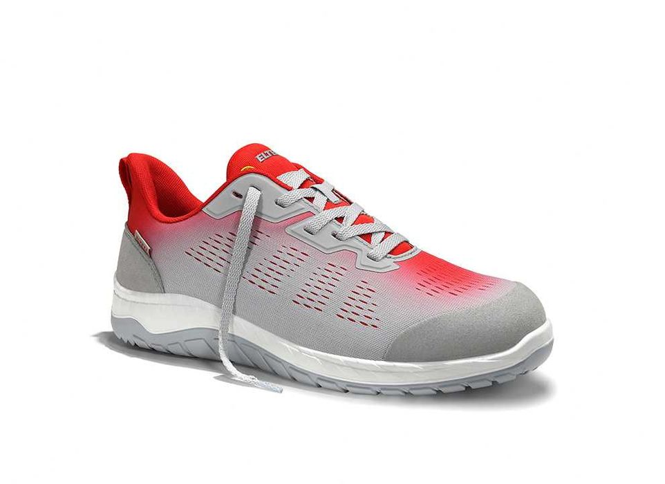 Buty robocze Elten LUAN grey-red Low ESD S1PS R.47 [40 N]