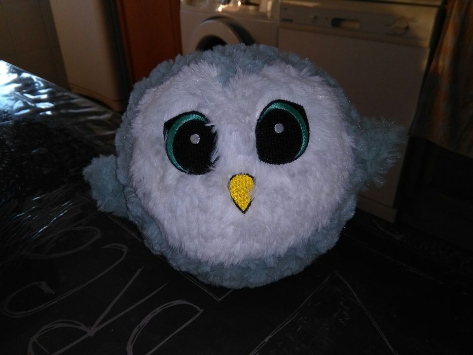 Peluches,coruja Carlota ,Ursa,Lobo e Cão São Bernardo.