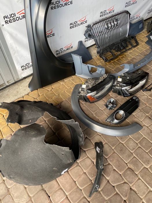 Бампер крило фара решітка капот кронштейн фара Audi A4 B8 Allroad