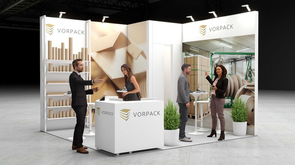 Modułowe Spersonalizowane Stoiska Targowe - Wielokrotnego Użytku