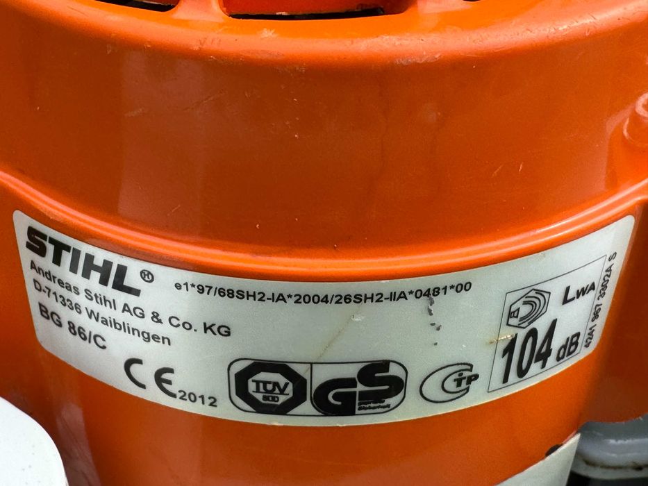 Dmuchawa spalinowa Stihl BG 86 !!!