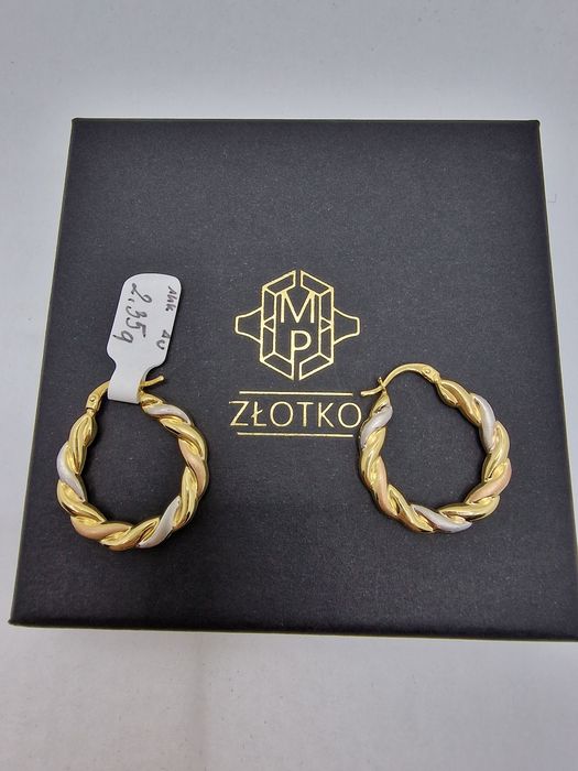 Kolczyki złoto 585 14k