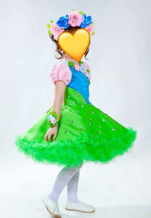 Розкішний карнавальний костюм Весни, костюм Квіточки, 3-6 років