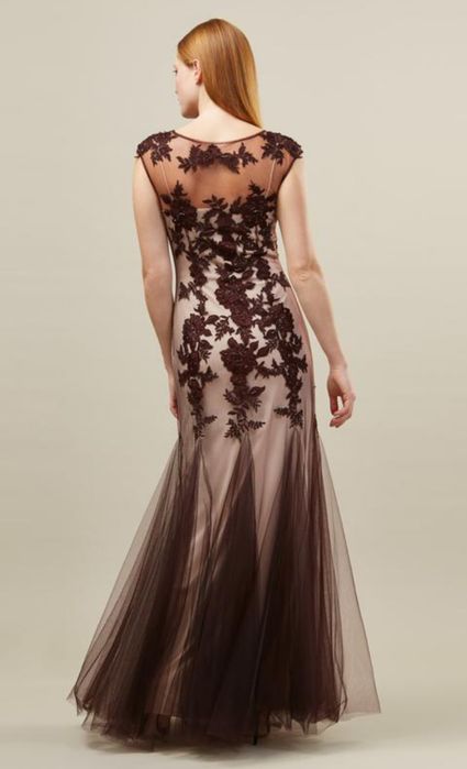 Вечернее платье кружево фатин Phase eight