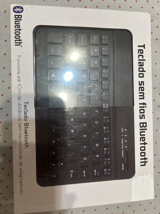 Teclado sem fios Bluetooth