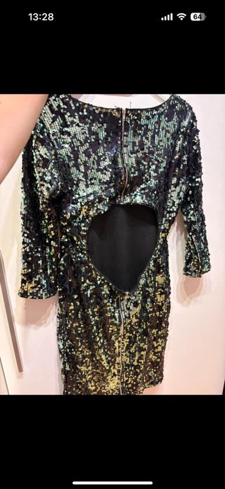 Sukienka mini w cekiny roz. L