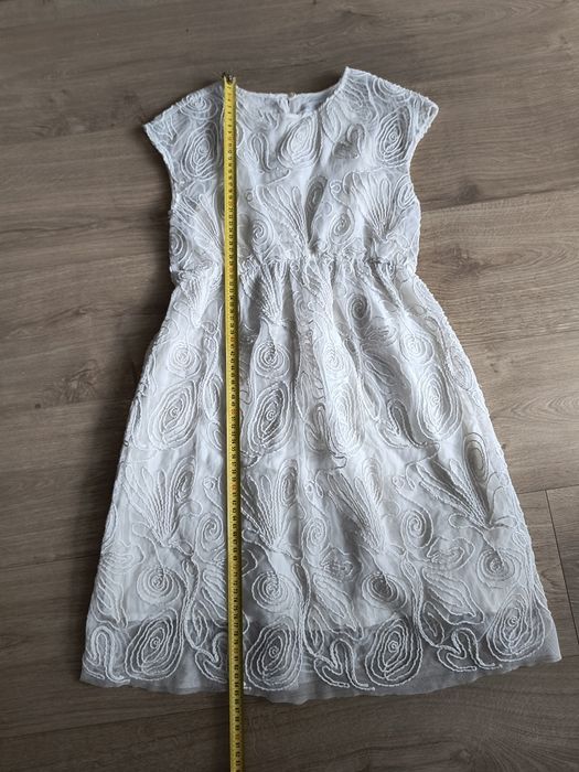 Sukienka Zara 164 ecru