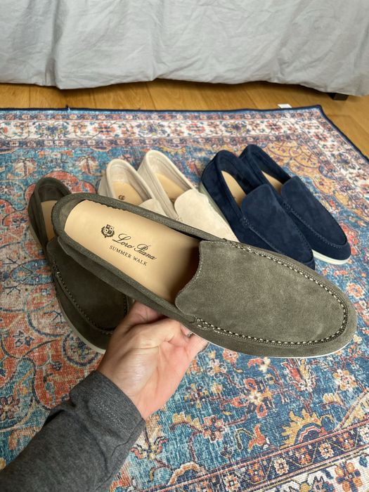 Tênis Loro Piana Summer Walk 43eu