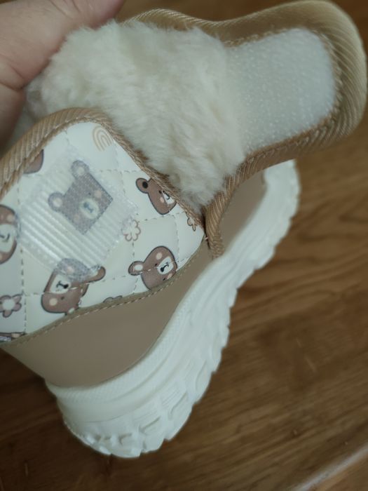 Дитячі зимові сапожки/ дутики, 24-25 розмір