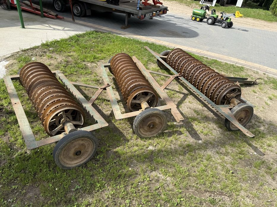 Walce wały posiewne polowe Cambridge 3 4 6,2 metry, 45-55cm