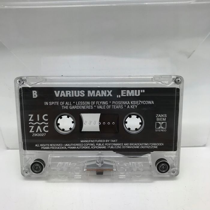 kaseta - varius manx - emu