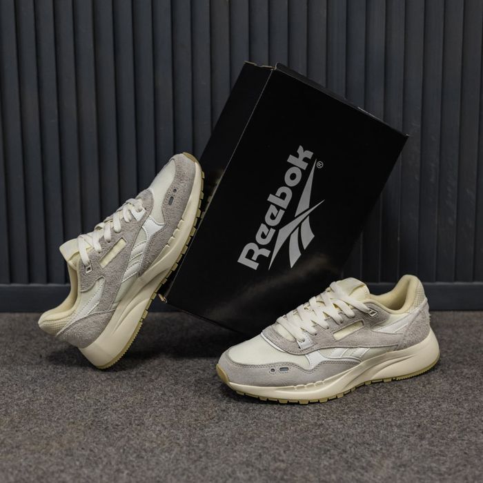 Кросівки Reebok Classic Leather Beige premium | Кроссовки чоловічі жіночі