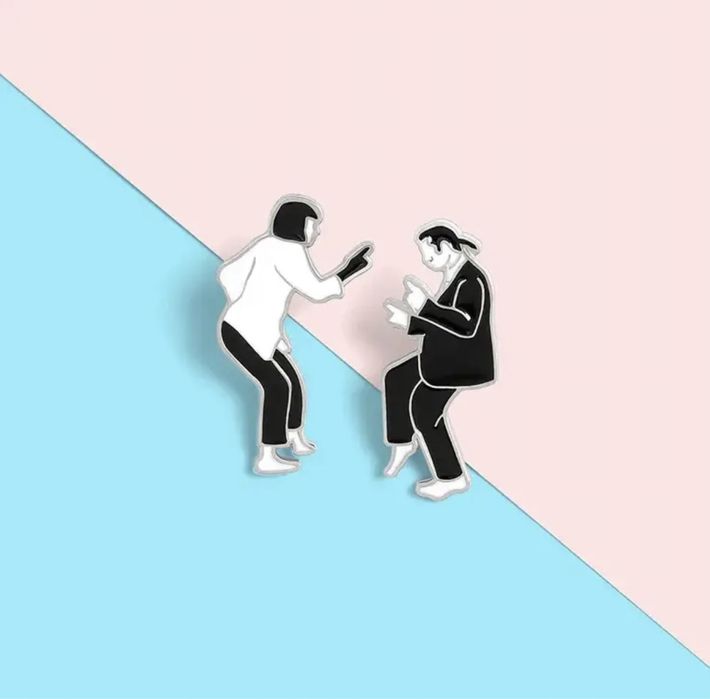 2 Pins NOVOS do filme Pulp Fiction