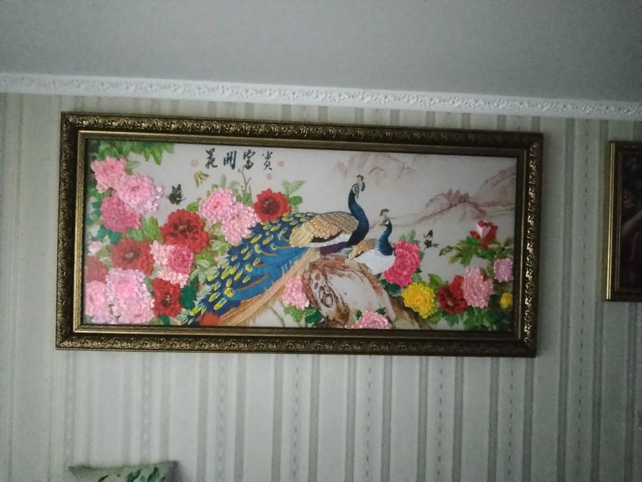 картина павлины super