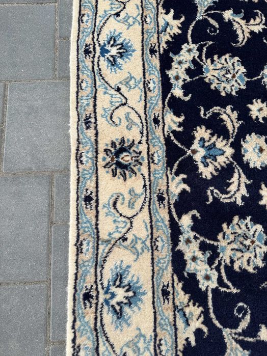 Nain Perski Dywan Ręcznie Tkany Wełniany Iran 206x116
