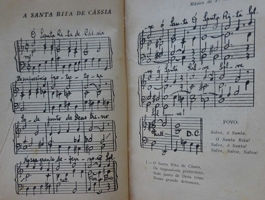 Vida de Santa Rita de Cássia (e Devocionário) - 1ª Edição 1971