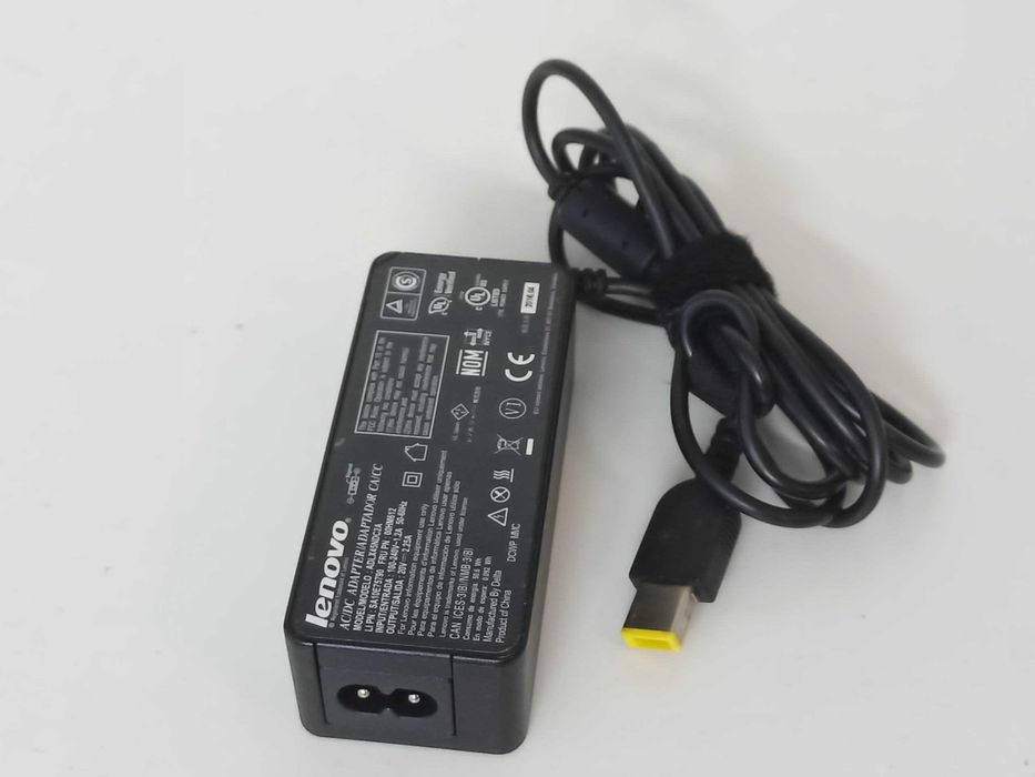 Блок питания LENOVO 20V 2.25A 45W Оригинал. Прямоугольный разъем.