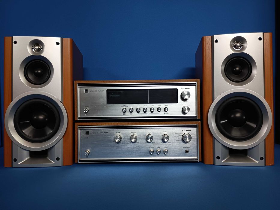 amplificador SHARP SM-510H e tuner SHARP ST-510H