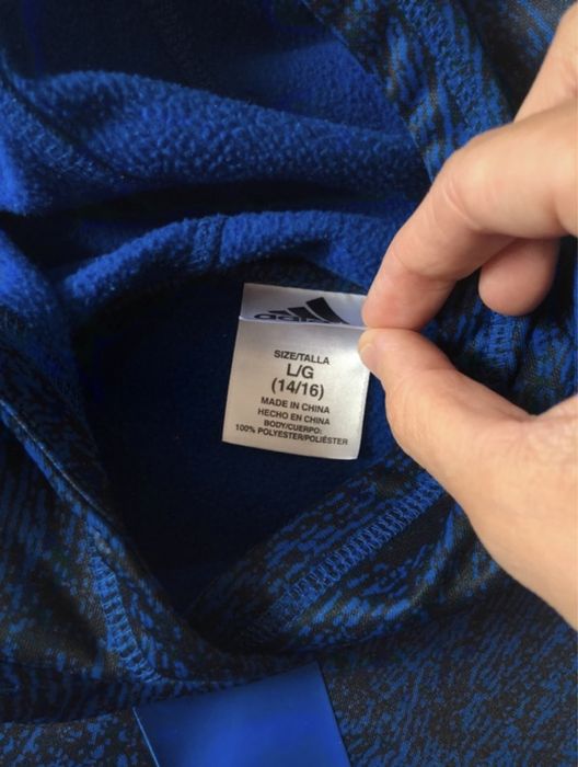 Bluza adidas granat L dziecięca
