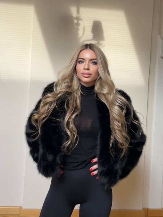 Трендова шубка як Zara, тренд 2025, еко шубка