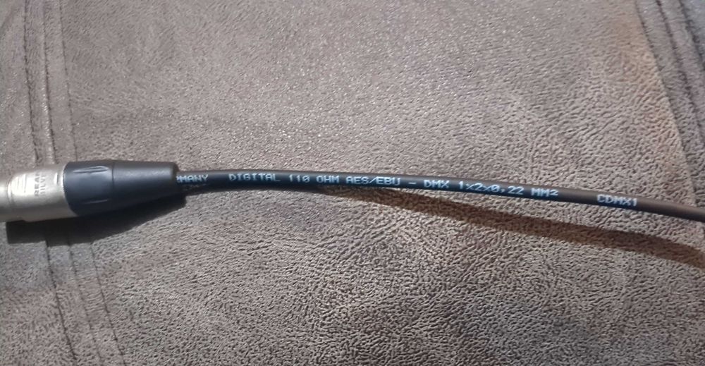 Cordial CFDM 1 FM - якісний 110 Ohm AES/EBU XLR цифровий кабель