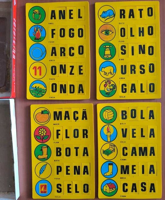 Loto Letra - Um Jogo que Ensina a Ler Vintage Policor