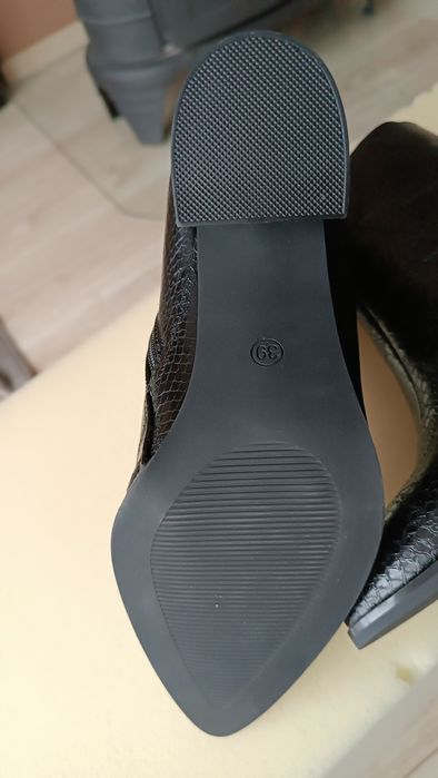 Botki czarne damskie