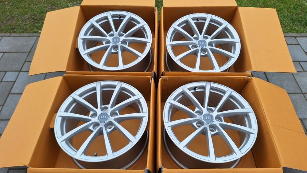 Nowe Oryginalne Alufelgi 5x112 R17 Audi A3 A4 A6 Skoda Octavia Vw