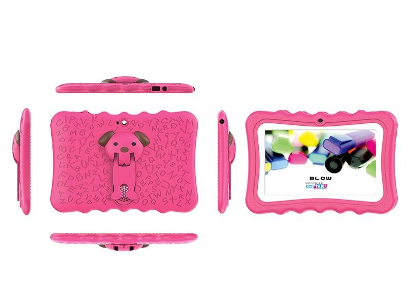 Tablet edukacyjny 7 cali dla dzieci KidsTAB7 4/32GB 2MP + różowe etui