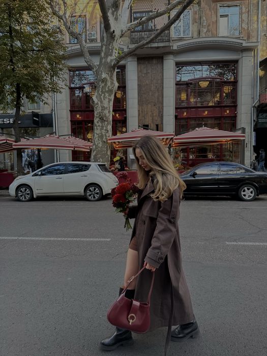 Шоколадний тренч українського бренду Vloria стан НОВИЙ