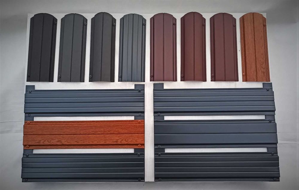 Sztachety metalowe! sztachetki! kolor! Na wymiar! Nowe! szerokie!panel