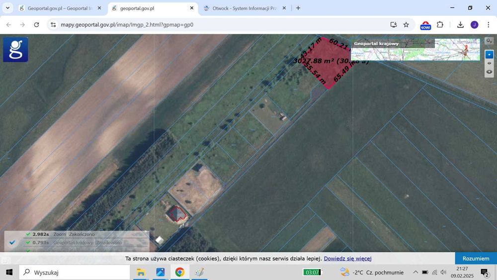 Działka budowlana z linią brzegową z WZ, Otwock Sobienie Biskupie