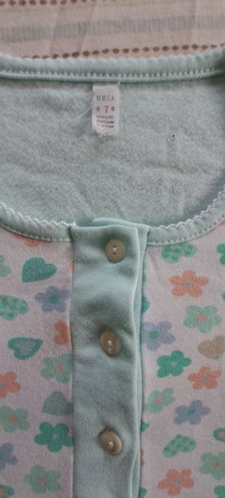 Camisa noite algodao cardado