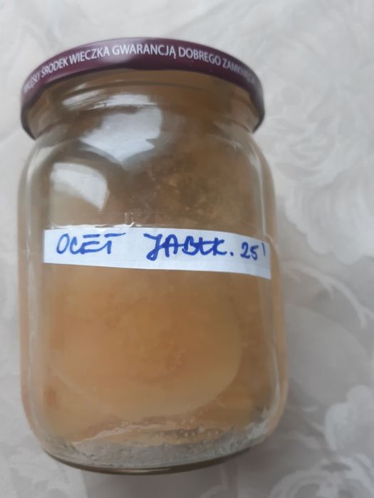 Naturalny, Eco ocet jabłkowy. Niepasteryzowany. 400 ml
