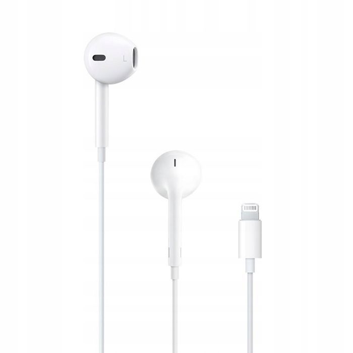 uszkodzony słuchawki przewodowe douszne apple earpods (lightning)
