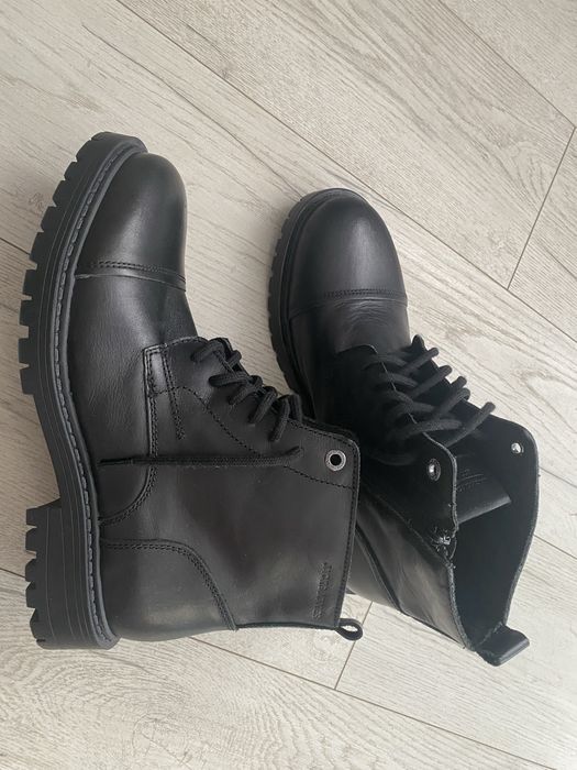 Skórzane trapery męskie Jack&Jones 44