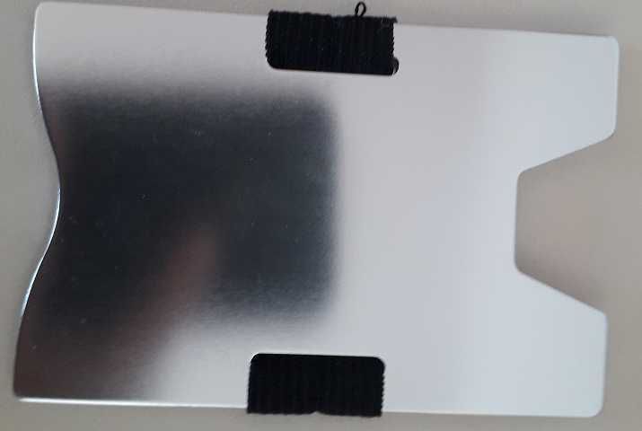 Porta cartões metálico