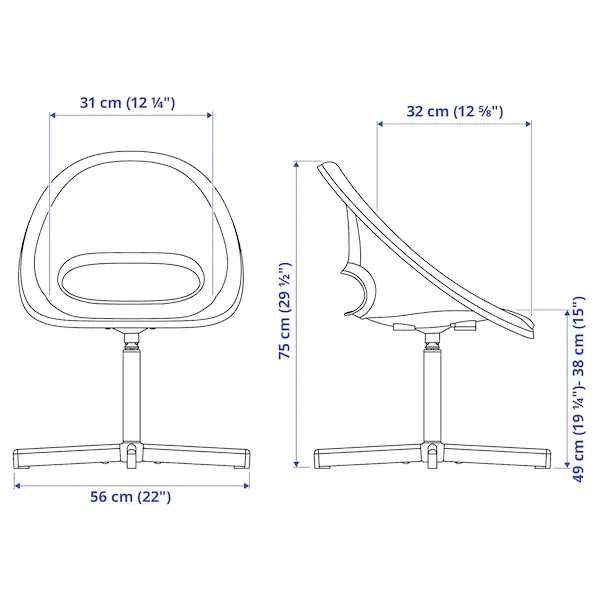 krzesełko ikea dla dziecka