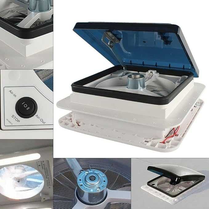 Wentylator dachowy do kampera  28*28 cm