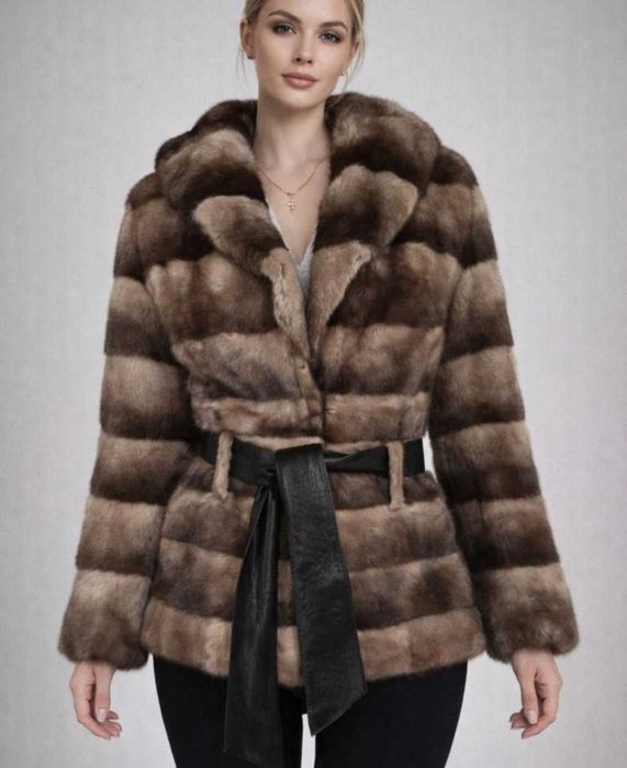 Фірмова норкова шуба Італія