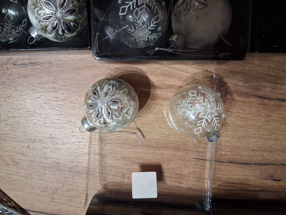 Świąteczne Ozdoby  Srebne home&you Okazja  Nowe
