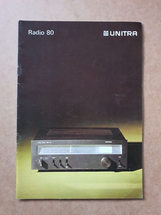 Unitra DIORA - Radio 80 - katalog reklamowy na rynek francuski UNIKAT ...