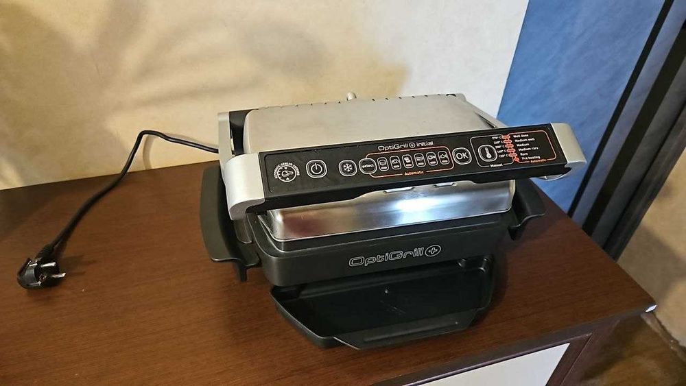 Електрогриль Tefal OptiGrill плюс форма для випiкання