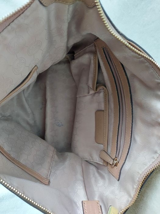 Brązowa  torba Michael Kors Hobo Selma
